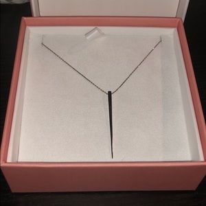 AUrate Obelisk Pendant Necklace